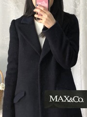 MAX.CO. navy wool coat