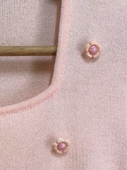 twinkle pink 1/2 sleeve knit